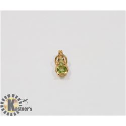 #-94 GENUINE GREEN PERIDOT PENDANT
