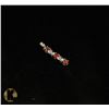Image 1 : #-79 GENUINE RED GARNET & CZ PENDANT