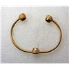Image 1 : 14)  GOLD TONE MAGNETIC BRACELET