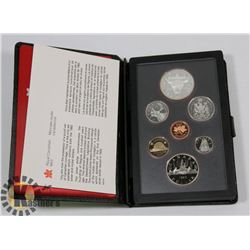 CANADIAN 1982 PROOF SET IN LEATHER CASE
