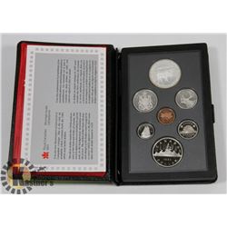 CANADIAN 1985 PROOF SET IN LEATHER CASE