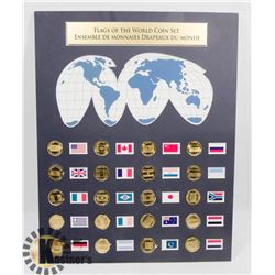 FLAGS OF THE WORLD COIN SET