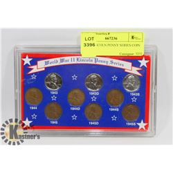 WWII LINCOLN PENNY SERIES COIN SET