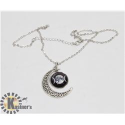 MOON PHASE GOTHIC THEMED NECKLACE
