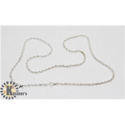 STAMPED 925 STERLING SILVER 30 INCH CHAIN