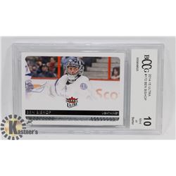 BECKETT GRADED 10 MINT BEN BISHOP ULTRA HOCKEY