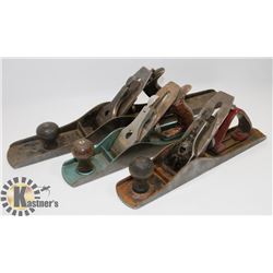 LOT OF 3 ANTIQUES PLANES.