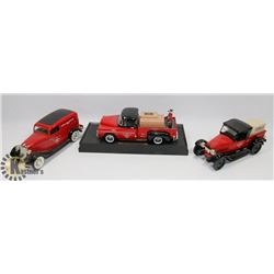 LOT OF THREE DIE CAST TRUCKS