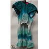Image 1 : BLUE AND WHITE TIEDYE COVERUP PET DRESS SIZE