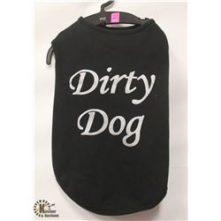 "DIRTY DOG" PET SHIRT SIZE LARGE.