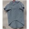 Image 1 : BASIC POLO PET SHIRT BLUE SIZE SMALL/MEDIUM.