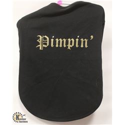 "PIMPIN" BLACK PET SHIRT SIZE X-LARGE.