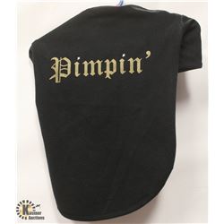 "PIMPIN" BLACK PET SHIRT SIZE LARGE.