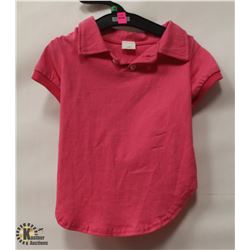 PINK PET POLO T-SHIRT, SIZE MEDIUM.