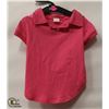 Image 1 : PINK PET POLO T-SHIRT, SIZE MEDIUM.