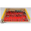 Image 1 : 60 PC SOCKET SET 1/4 3/8 & 1/2" LABELED ON SOCKET