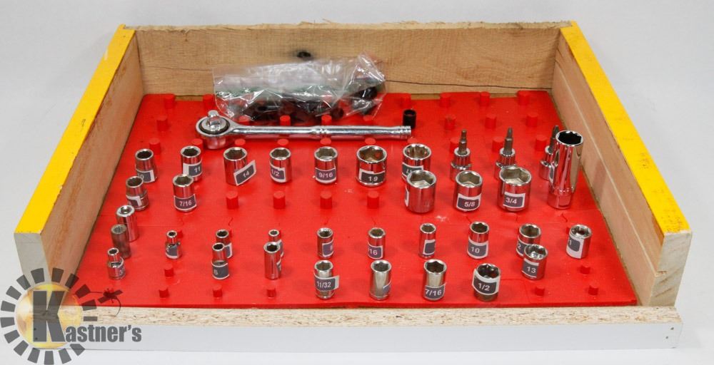 SOCKET SET 1/4 3/8 & 1/2