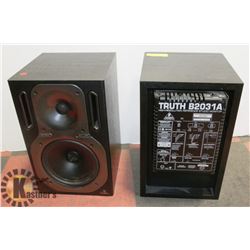 PAIR OF TRUTH B031A POWERED STUDIO MONITOR