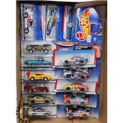 FLAT OF 1990S NEW IN BOX HOTWHEELS.