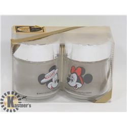 VINTAGE DISNEYLAND MICKEY & MINNIE MOUSE SALT &