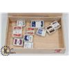 Image 1 : CIGAR BOX WITH 10 X 100 CANADIAN STAMPS.