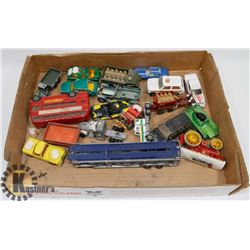 FLAT OF DIECAST TOYS.