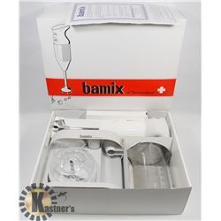 NEW IN BOX UNUSED BAMIX OF SWITZERLAND HANDBLENDER