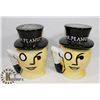 Image 1 : 2 PLANTERS MR. PEANUT COOKIE JARS