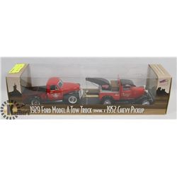 1929 FORD TOWING 1952 CHEVY DIE CAST SET