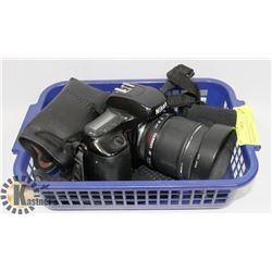 NIKON F50 SLR DIGITAL CAMERA W/ TAMRON ASPHERICAL