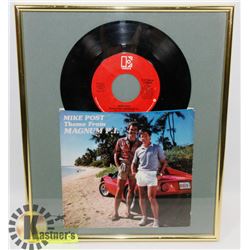 MAGNUM PI SINGLE 45 FRAMED - THEME SONG
