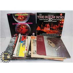 SEVENTEEN LP RECORDS INCL DYLAN, GRAND PUNK,