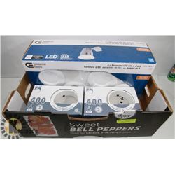 COMMERCIAL ELECTRIC 4" RECESSED LED KIT AND 2