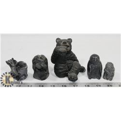 LOT OF 5 WOLF ORIGINAL AND EDWARD WOLF