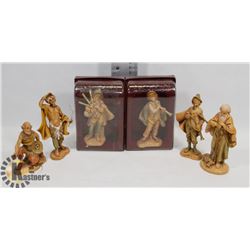 LOT OF 6 FONTANINI FIGURES, MADE IN