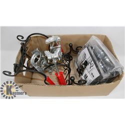 FLAT WITH 2 BOTTLE CAPPERS, & APPROX 1 DOZEN 12