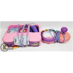 VTECH VSMILE VIDEO GAMING SYSTEM W 4 CARTRIDGES