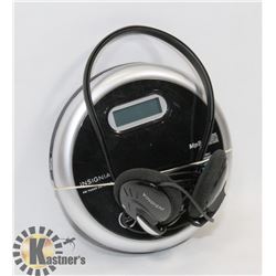 INSIGNIA CD PLAYER W/ FM RADIO & HEADPHONES