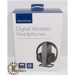 INSIGNIA DIGITAL WIRELESS HEADPHONES FOR TV