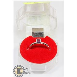 #232-GENUINE PURPLE AMETHYST RING SIZE  7