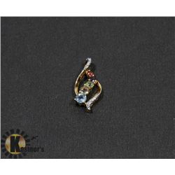 #163-GARNET,AMETHYST,PERIDOT,TOPAZ,CITRINE & CZ