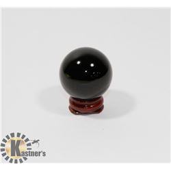 #265- NATURAL BLACK OBSIDIAN HEALING STONE