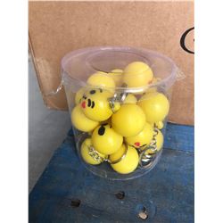 Lot of Lightup Emoji Keychains