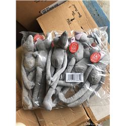 Lot of Plush 18 inch Elephants