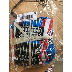 Lot of Blow Up Guitars-Blue and Red