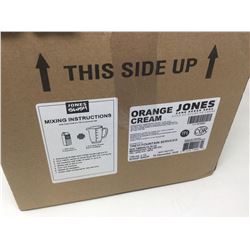 Case of Orange Cream Jones Soda Slush Mix (720 ml x 12)