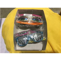 Lot of Rainbow and Zebra Glasses