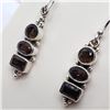 Image 4 : Silver Smokey Quartz Earrings (~weight 5g), Suggested Retail Value $300 (Estimated Selling Price fro