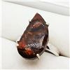 Image 1 : Silver Genuine Canadian Ammolite Ring (~weight 3g), Suggested Retail Value $200 (Estimated Selling P