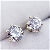 Image 2 : 10K Yellow Gold Cz (1.5G) Earrings, Suggested Retail Value $300 (Estimated Selling Price from $45 to
